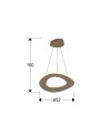MIRENA- LAMPARA 1L ORO ROSA D50